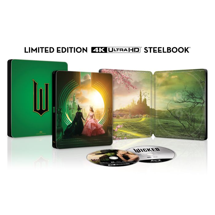 WICKED (4K UHD + BLURAY) LIMITED EDITION STEELBOOK